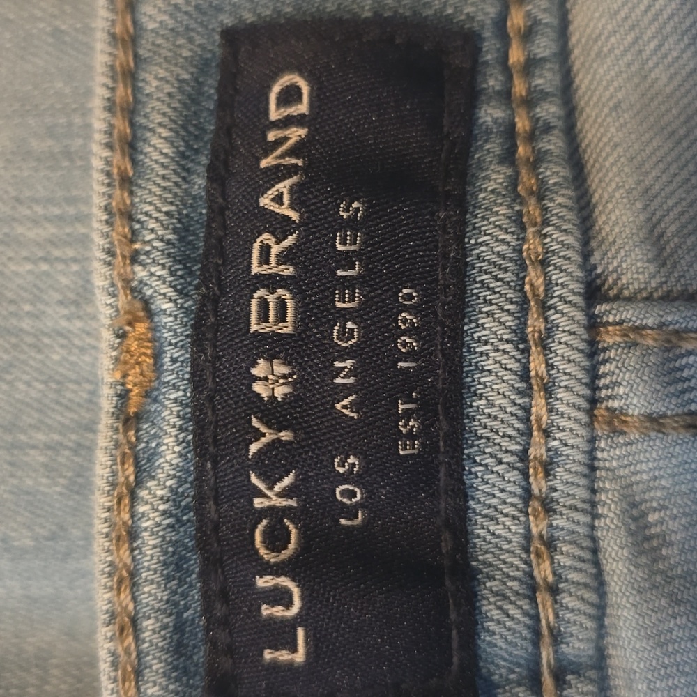 Lucky Brand Los Angeles Size 6/28 High Rise Crop Bridgette Jeans - Picture 3 of 6